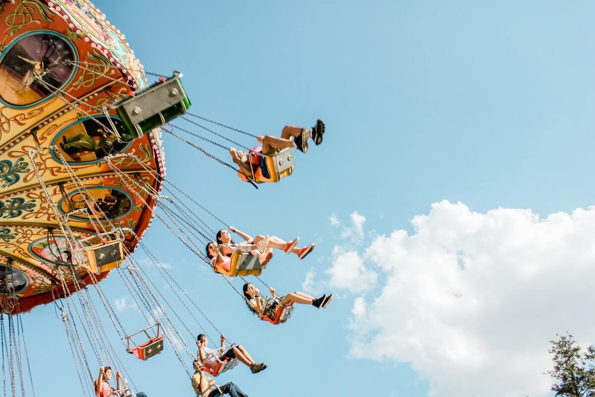 An image of a swing carousel ride